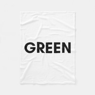 grün fleecedecke