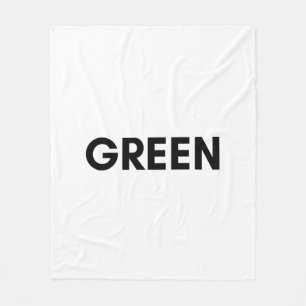 grün fleecedecke