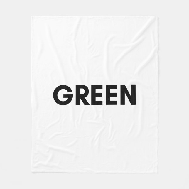 grün fleecedecke (Vorderseite)