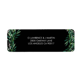 Grün & Florets Wasserfarbe Schwarz