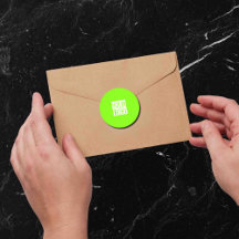 Grün fluoreszieren - Logo hinzufügen