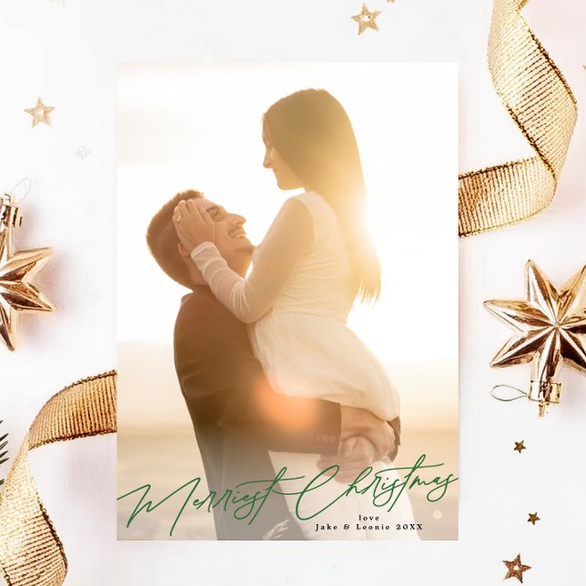 Grün frohe Weihnachten Elegantes Splendor Foto (Von Creator hochgeladen)