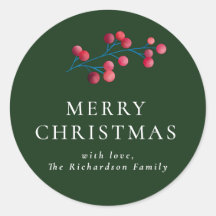 Grün frohe Weihnachten Personalisierte Familie