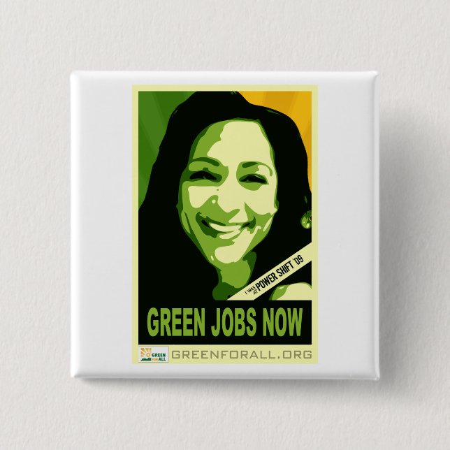 Grün für allen Knopf Button (Vorderseite)