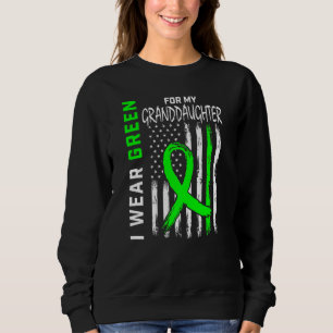Grün für meine Enkelin Kidney Disease Awarenes Sweatshirt