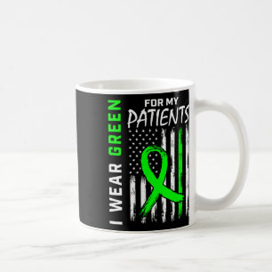 Grün für meine Patienten Nierenerkrankung Awarene Kaffeetasse