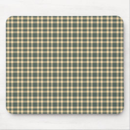 Grün Gelb Karomuster Mousepad
