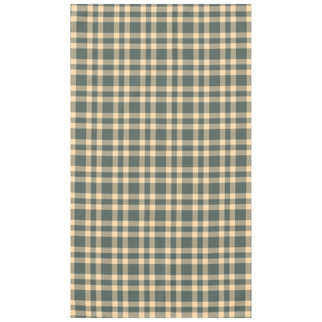 Grün Gelb Karomuster Tischdecke (Vorderseite)