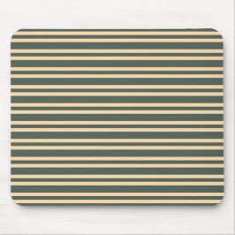 Grün Gelb Streifen Muster Mousepad