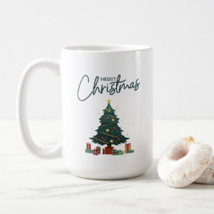 Grün-Gelb-Weihnachten Kaffeetasse