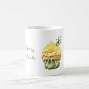 Grün Gelber Honig Cupcake Kaffeetasse