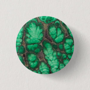 Grün gemusterter Malachit Button