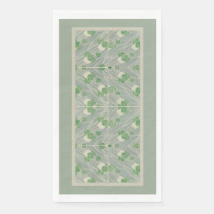 Grün geometrisch 1915 Hannah Borger Overbeck Serviette