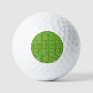 Grün Geometrisch Golfball