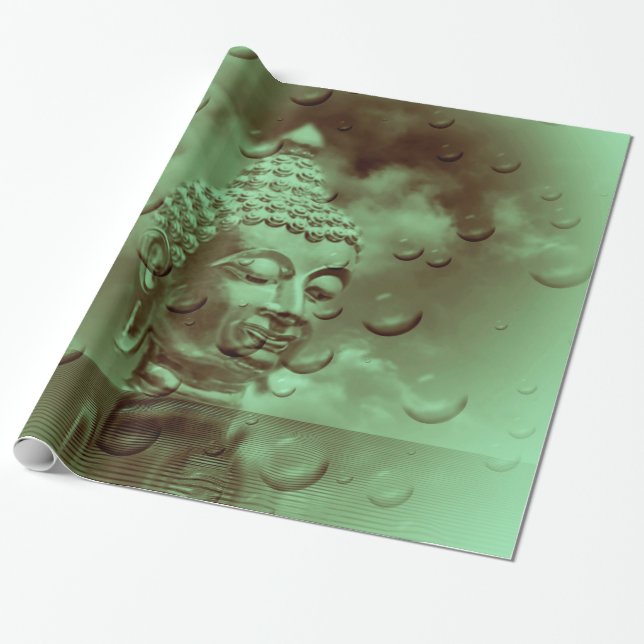 grün geschenkpapier (Ungerollt)