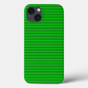 Grün gestreifte Textur Stylisch Saubere Ästhetik Case-Mate iPhone Hülle
