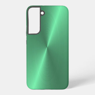 Grün glänzende Imitate Metall Samsung Galaxy Gehäu Hülle