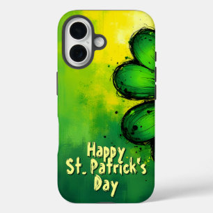 Grün, Glück & Freude - Frohen St. Patrick's Day! iPhone 16 Hülle