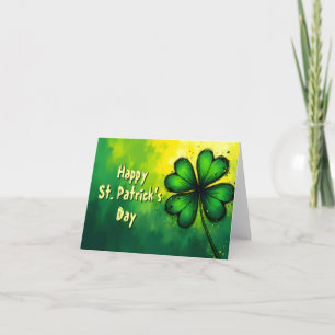 Grün, Glück & Freude - Happy St. Patrick's Day! Karte