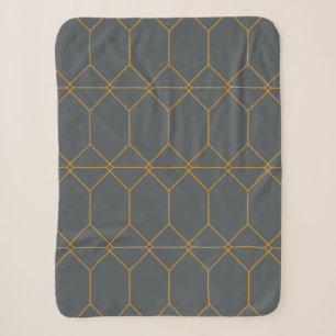 Grün, goldfarben, einfach, Retro, elegante Abbildu Sherpadecke