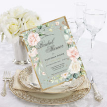 Grün goldfarbenes Brautparty in Farbe