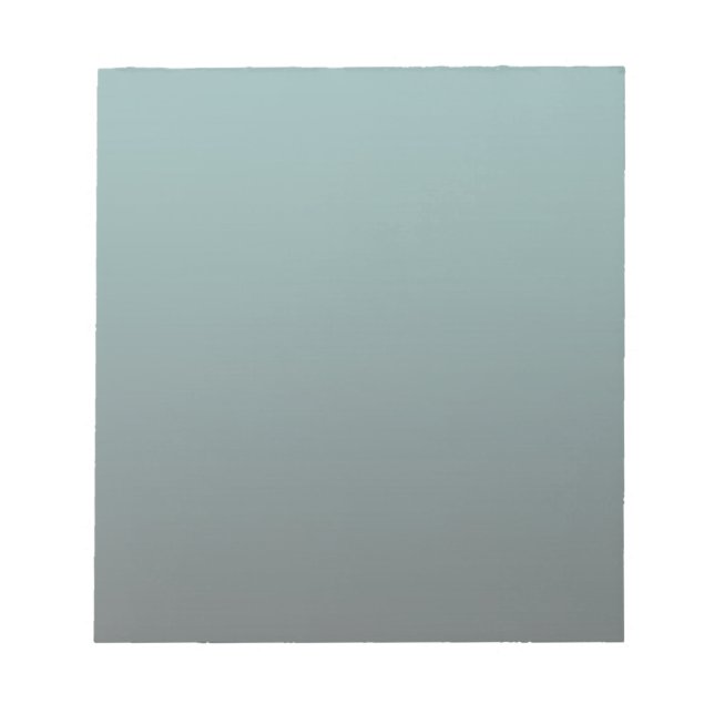 Grün Grau Farbe Notizblock (Vorderseite)