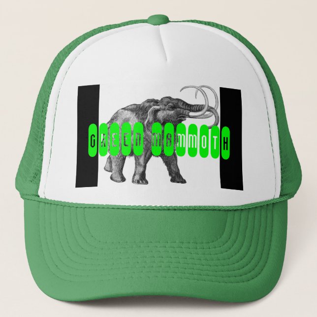 Grün, GRÜN-MAMMUT Truckerkappe (Vorderseite)