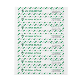 Grün haben wir gestreift bewegt