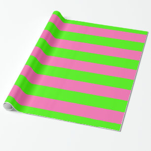 Grün, Hot-Pink, #2 XL Preppy Strip, 1x Geschenkpapier