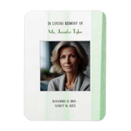 Grün im Gedächtnis Elegante Beerdigung Gedenkstätt Magnet