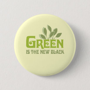 Grün ist das neue Schwarz Button