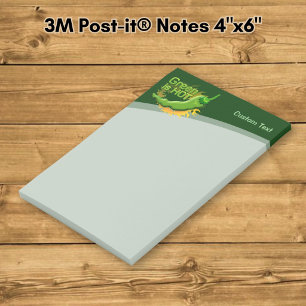 Grün ist HEISS Post-it Klebezettel