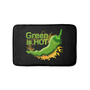 Grün ist HOT Badematte