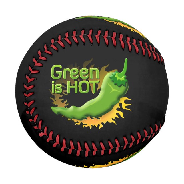 Grün ist HOT Baseball (Rückseite Rechts)