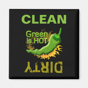 Grün ist HOT Magnet