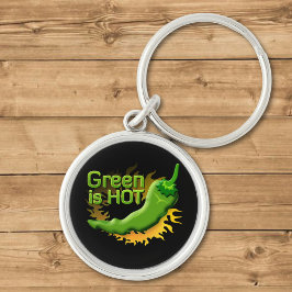 Grün ist HOT Schlüsselanhänger