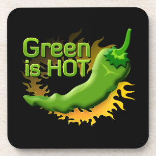 Grün ist HOT Untersetzer