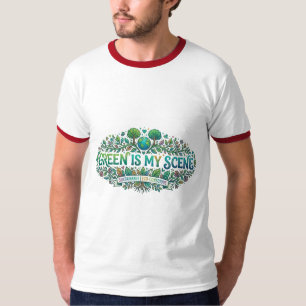Grün ist meine Szene. T-Shirt