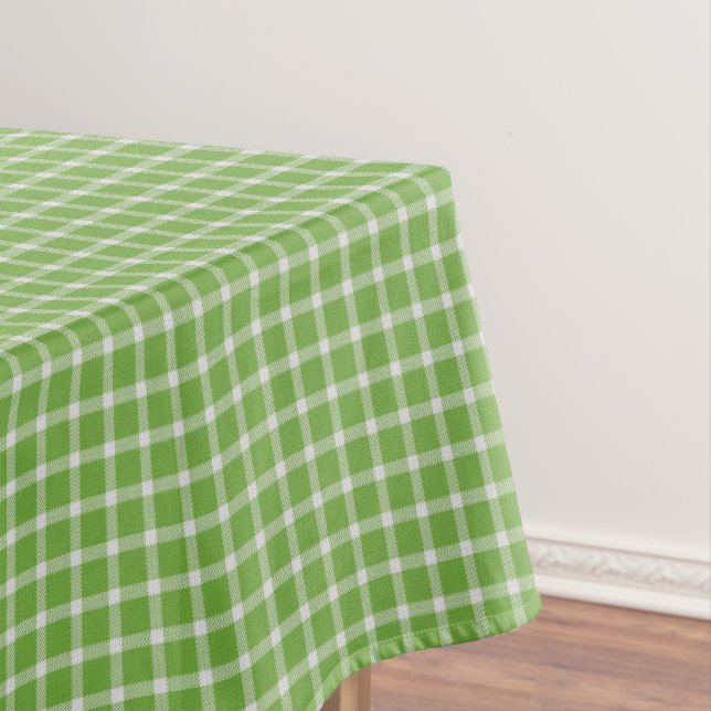 Grün Kariert Tischdecke (Beispiel)