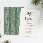 Grün Lässige Weihnachts-Jingle und Mingle Einladung<br><div class="desc">Dieses lässige, grüne Weihnachtsjingle und die einzigartige Einladung sind perfekt für Ihr lustiges, kreatives, helles Weihnachtsjingle und Ihr Party. Sein einzigartiger, spielerischer, moderner Schriftart in Rot, Boho Bräune und Hell- und Dunkelgrün sorgen für ein fröhliches, saisonales Ambiente. Wenn Sie Ihren Lieben den dunklen Winter mit niedlichem Feiertagsjubeln näher bringen wollen,...</div>