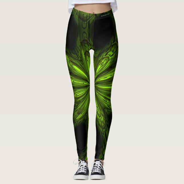 Grün Leggings (Vorderseite)