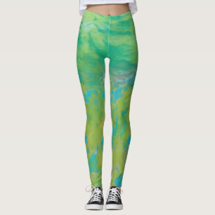 Grün Leggings