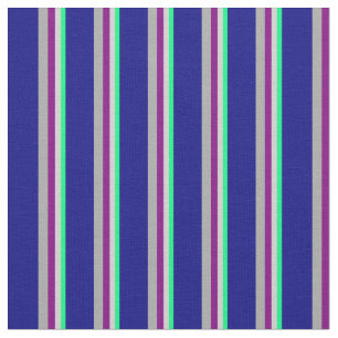 Grün, leicht grau, Lila, dunkelgrau und blau Stoff