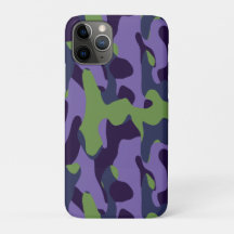 Grün Lila und Blau Camouflage abstrakt