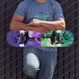 Grün Lila Vagabund Skateboard