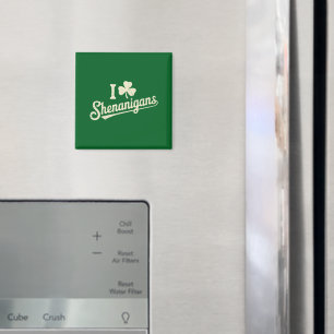 Grün Lustiger Irischer Patty's Shamrock St. Patric Magnet