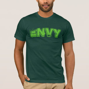 Grün mit dem T-Shirt der Neid-Männer