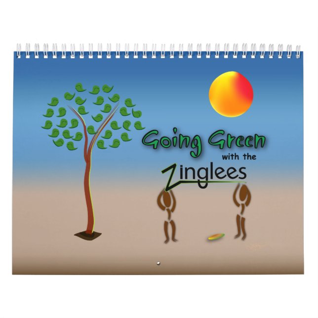 Grün mit dem Zinglees-Kalender Kalender (Titelbild)
