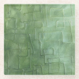 Grün mit Envy Glasuntersetzer