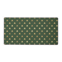 GRÜN MIT GOLD IRISCHE KELTISCHE SHAMROCKS